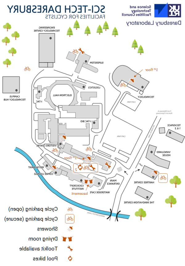 Campus Facilities map